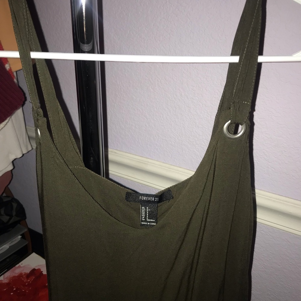 Women’s Olive Green Mini Dress (Sm)